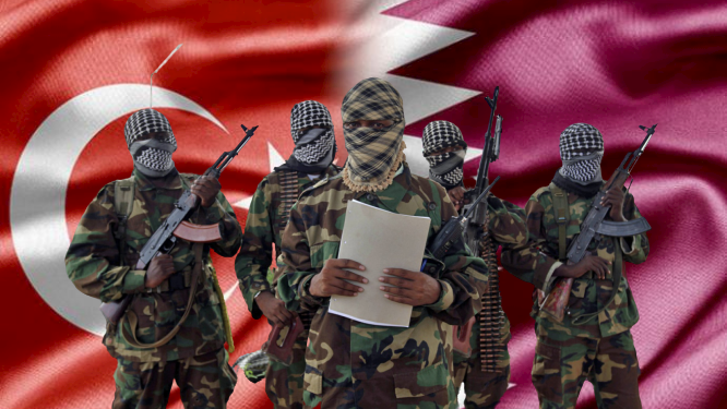تركيا تنقل إرهابيين من منطقة القرن الأفريقي إلى ليبيا بتمويل قطري