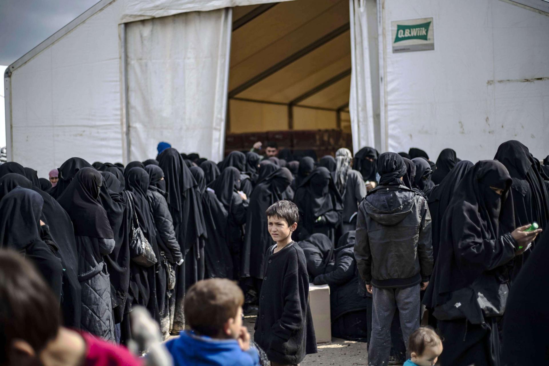 اطفال داعش في المخيمات